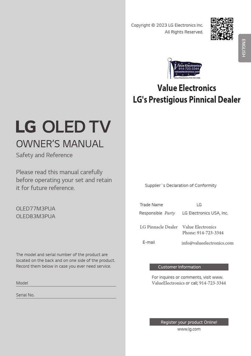 LG OLED77M3PUA owner's manual