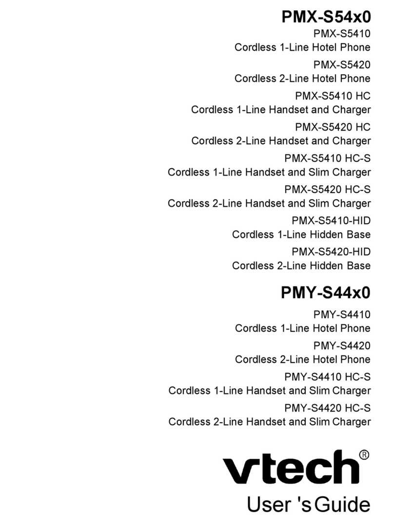 V-tech PMX-S54 0 Series User manual