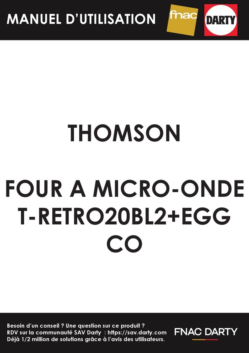 THOMSON T-RETRO20BL2-EGGMIN User manual