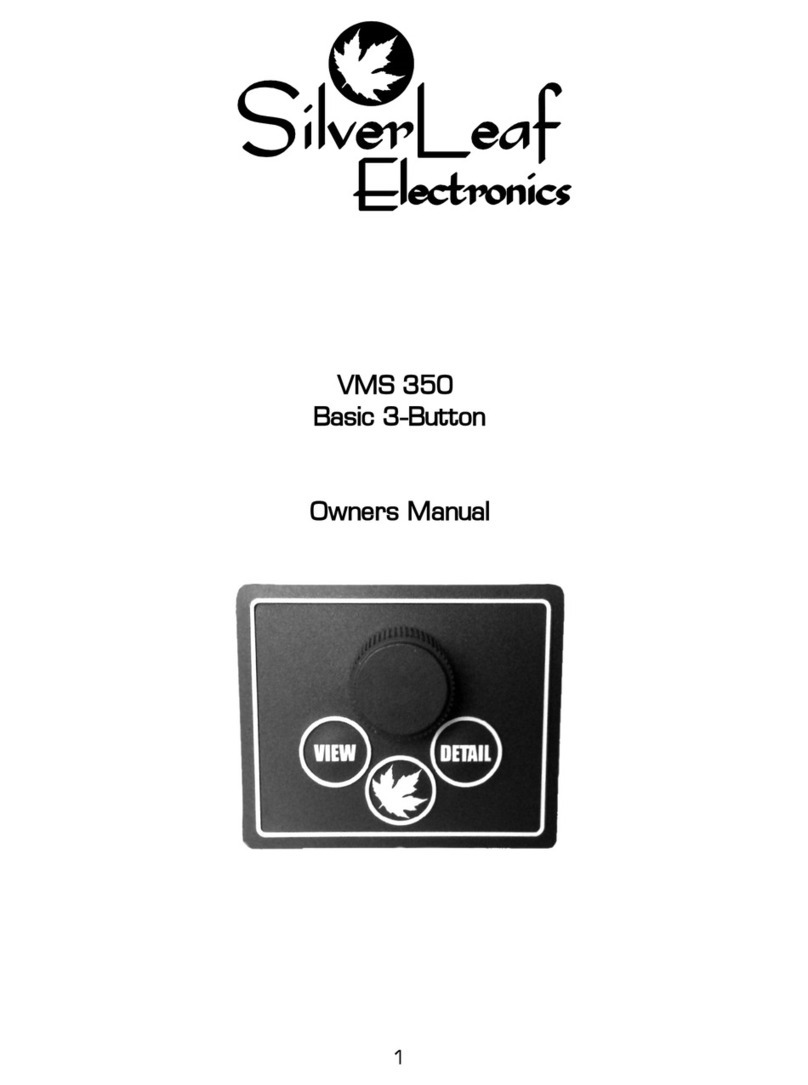SilverLeaf Electronics VMS 350 owner's manual