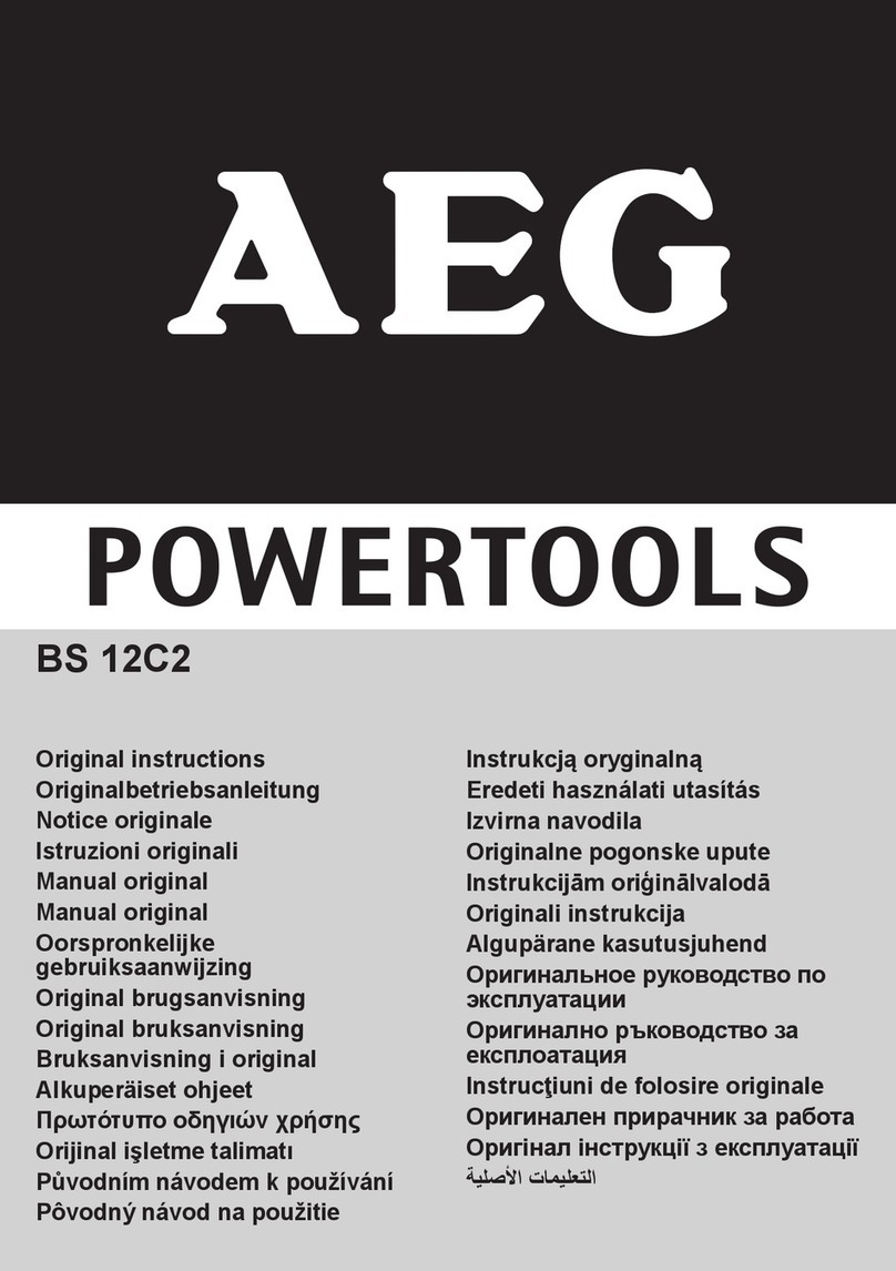 AEG BS 12C2 User manual