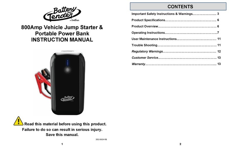Battery Tender 392 0424 RB instruction manual