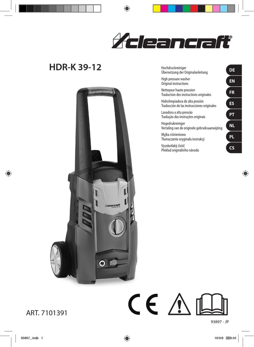 CleanCraft HDR-K 39-12 Original instructions