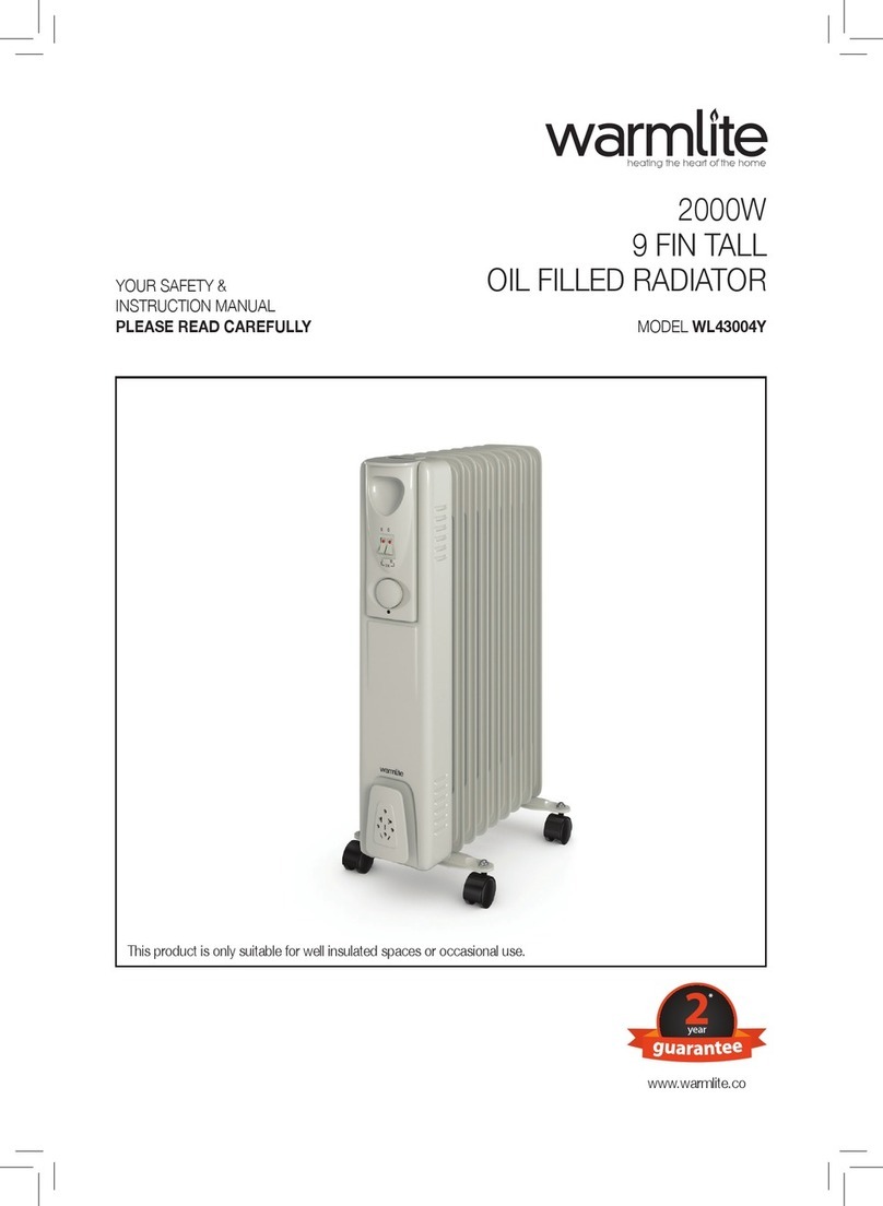 Warmlite WL43004Y User manual