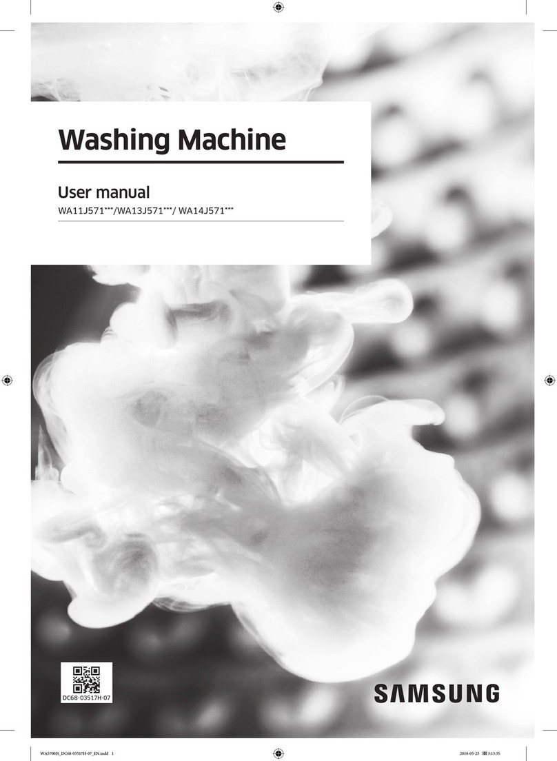 Samsung WA11J571 Series User manual