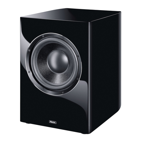 Magnat Audio SIGNATURE SUB 930A Owner's manual/warranty document