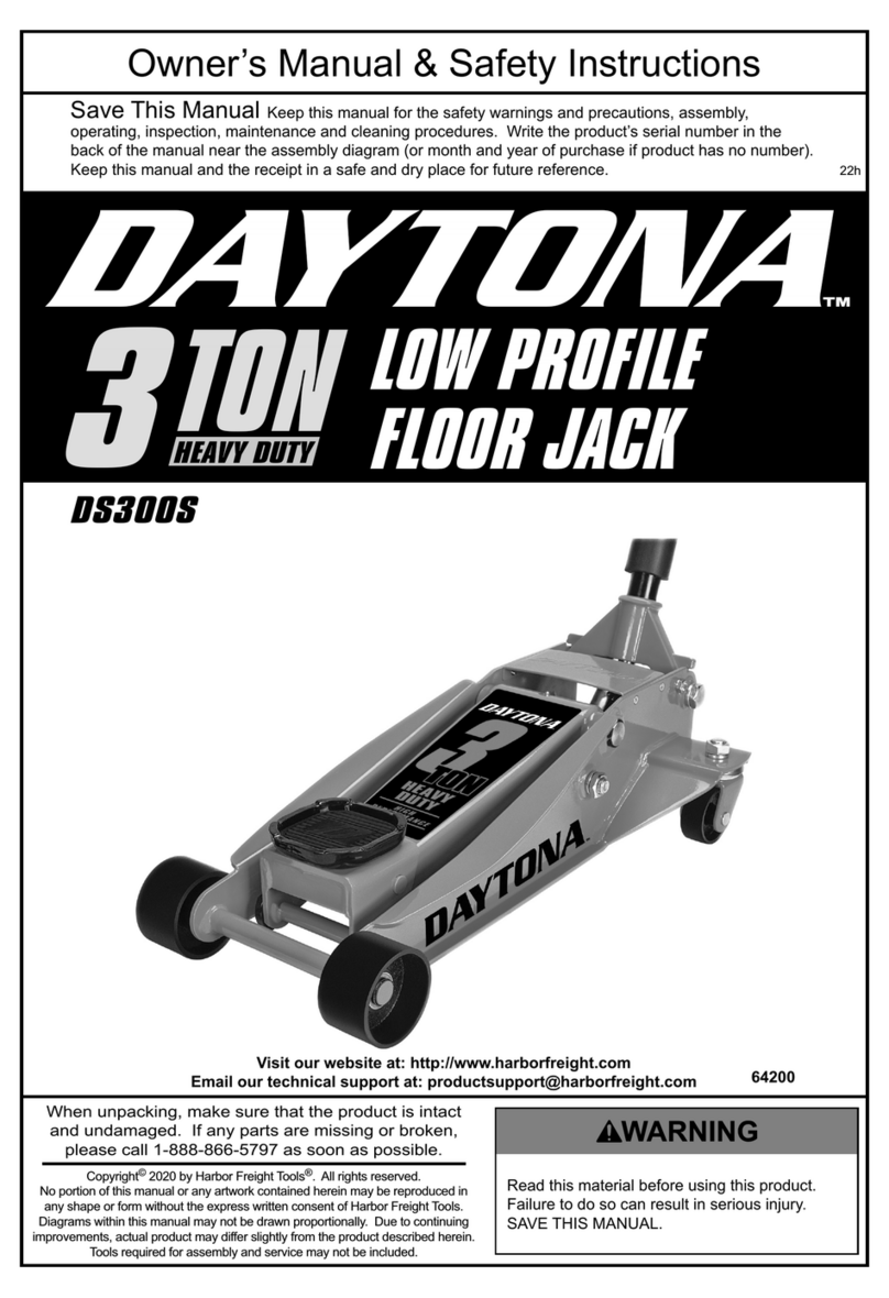 Daytona DS300S Owner's manual & safety instructions