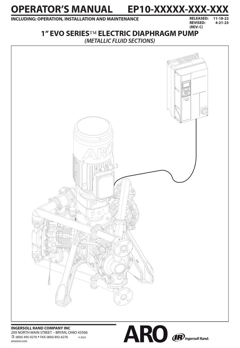 Ingersoll-Rand ARO EVO EP10 Series Operator's manual