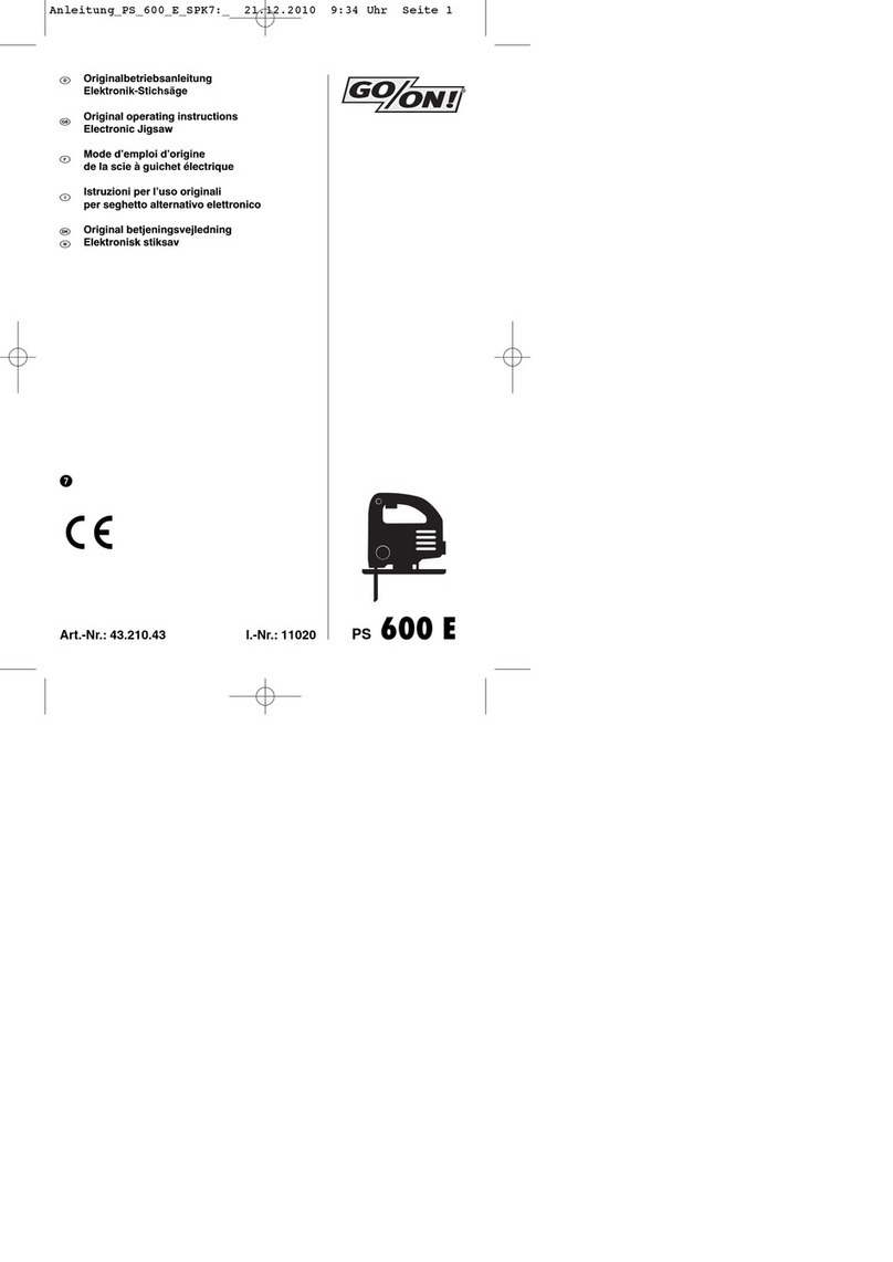 Go-On PS 600 E User manual