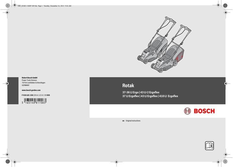 Bosch Rotak 43 LI-2 Ergoflex User manual