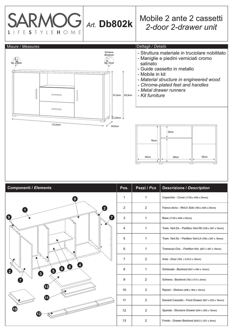 SARMOG Db802k Assembly instructions