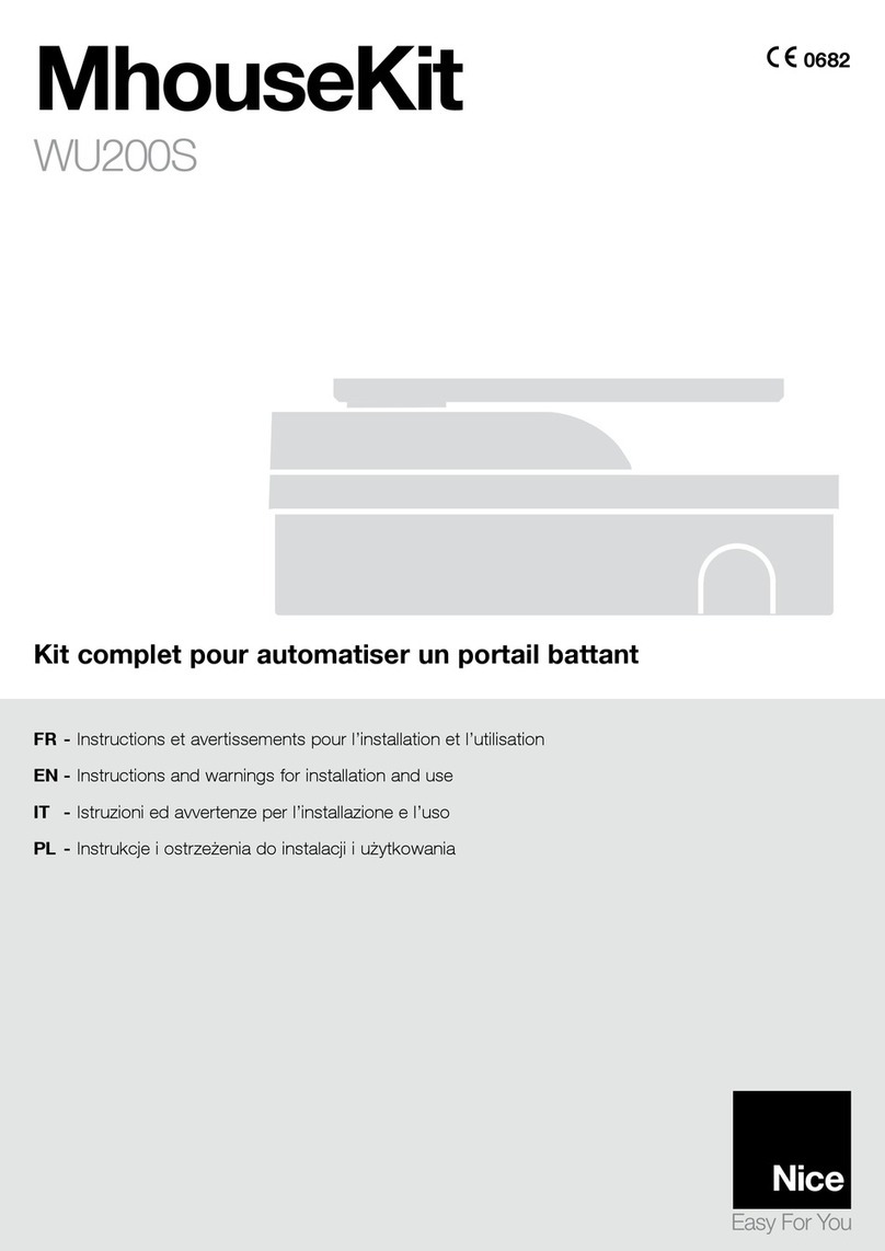 Nice MhouseKit WU200S Technical specifications