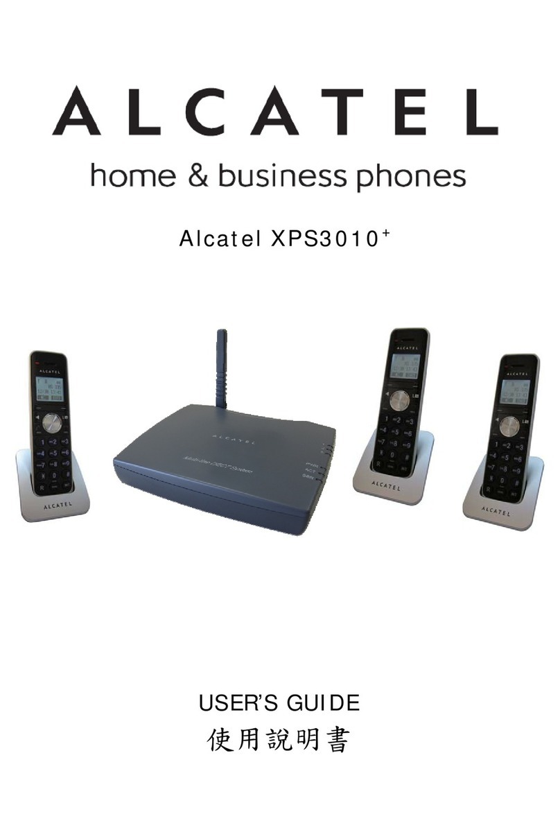 Alcatel XPS3010 Plus User manual