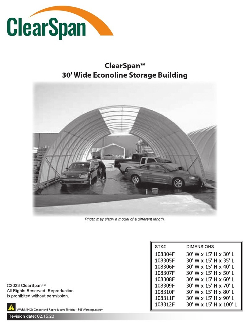 ClearSpan 108304F User manual