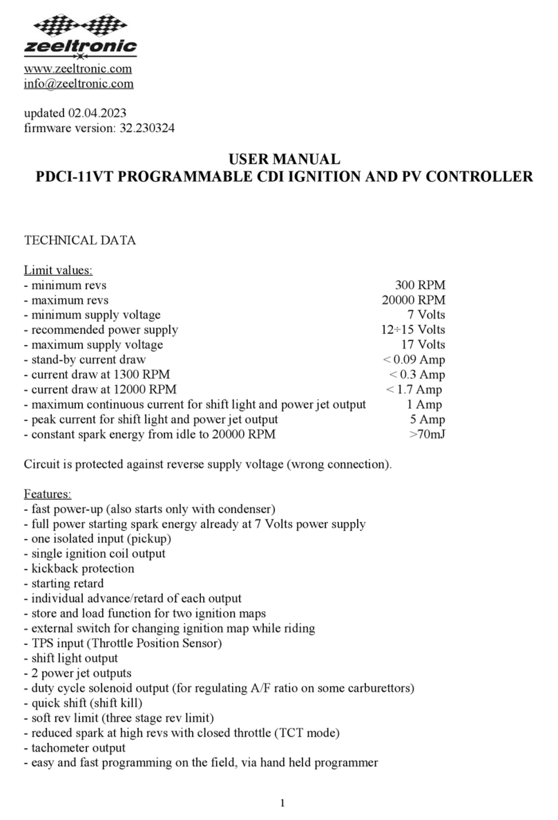 zeeltronic PDCI-11VT user manual