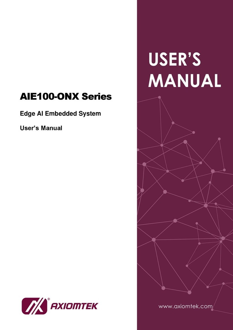 AXIOMTEK AIE100-ONX Series User manual