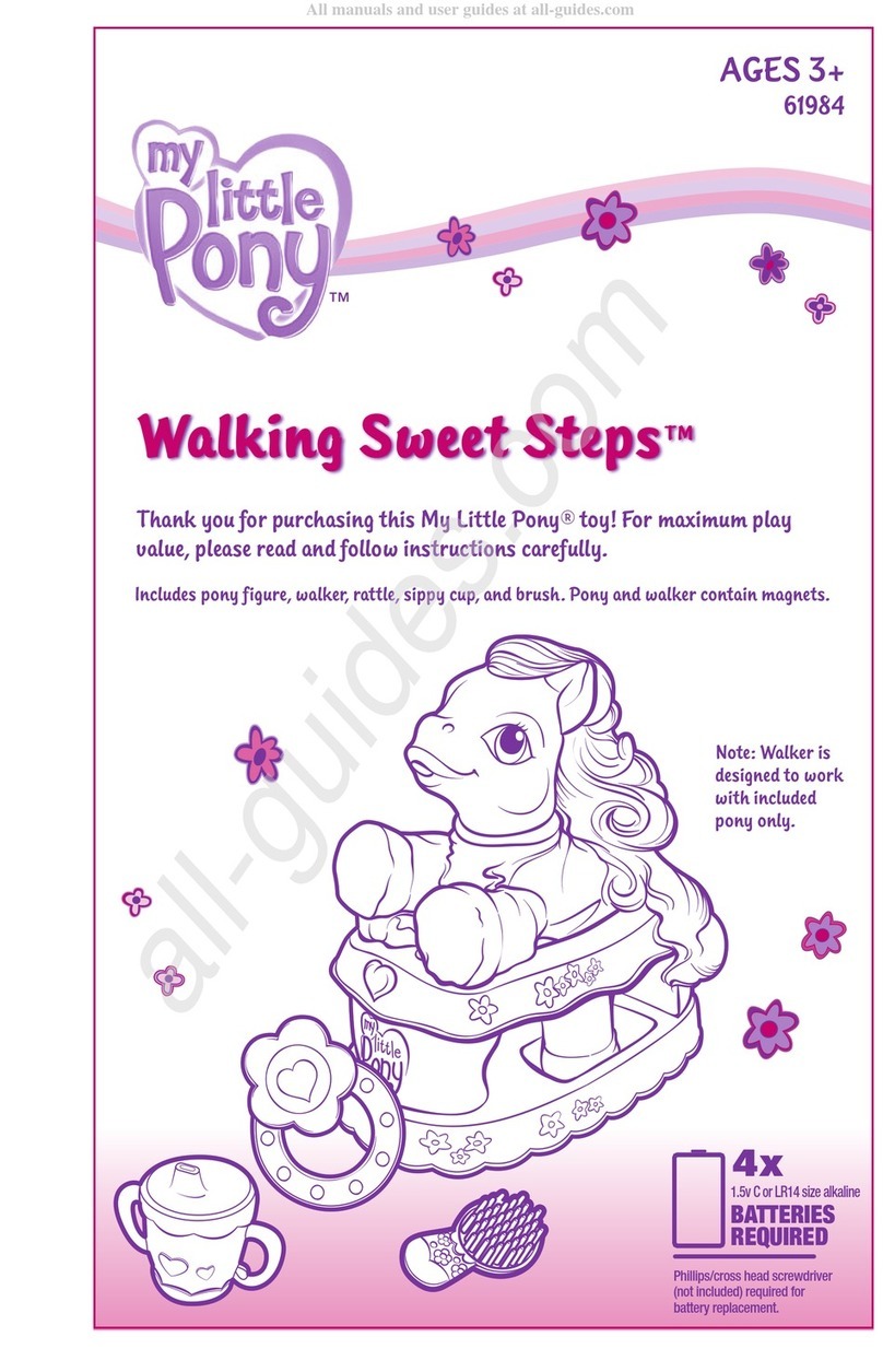 Hasbro My Little Pony Walking Sweet Steps manual