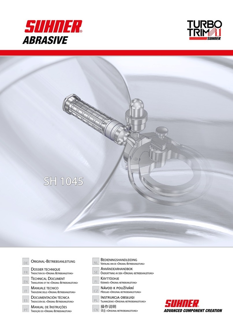 SUHNER ABRASIVE TURBO TRIM SH 1045 Technical document