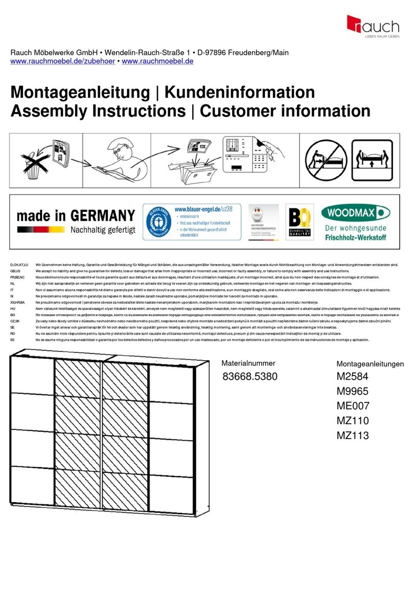 Rauch Orange M2584 Assembly instructions
