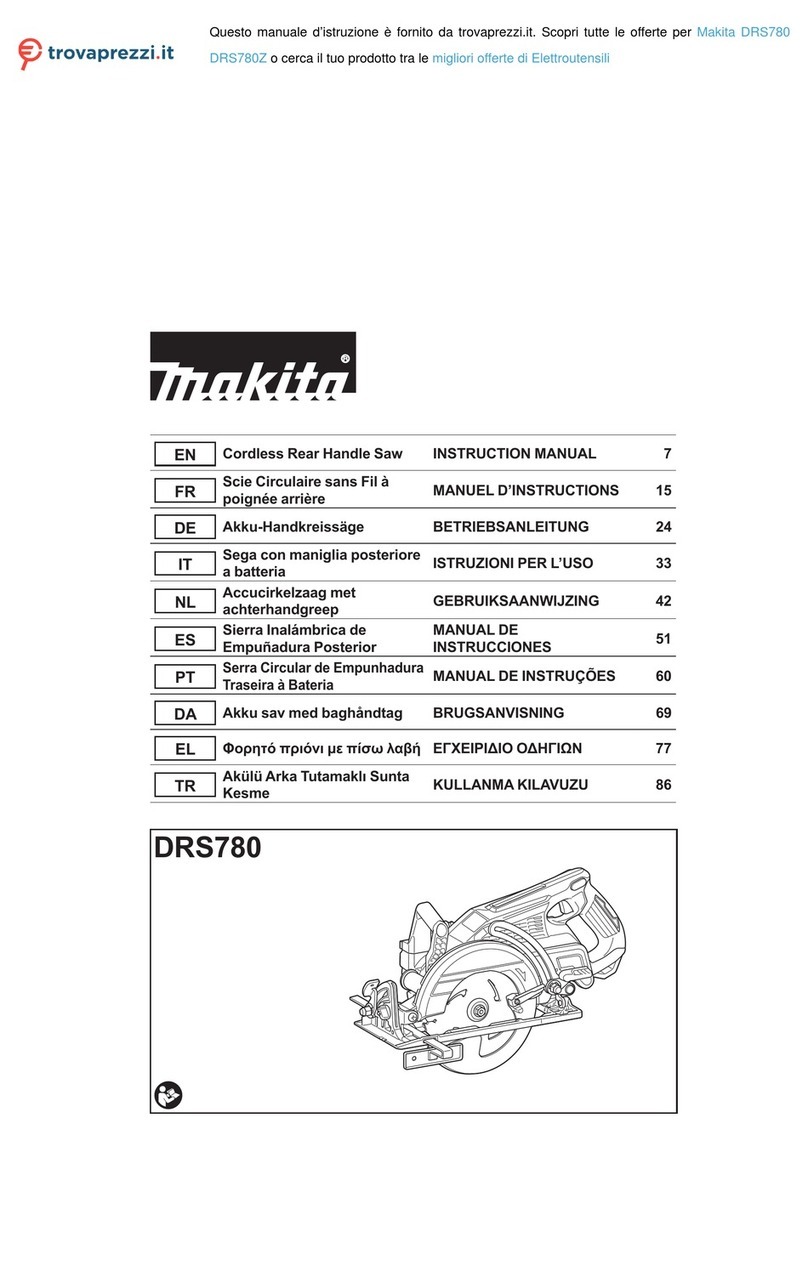 Makita DRS780 instruction manual