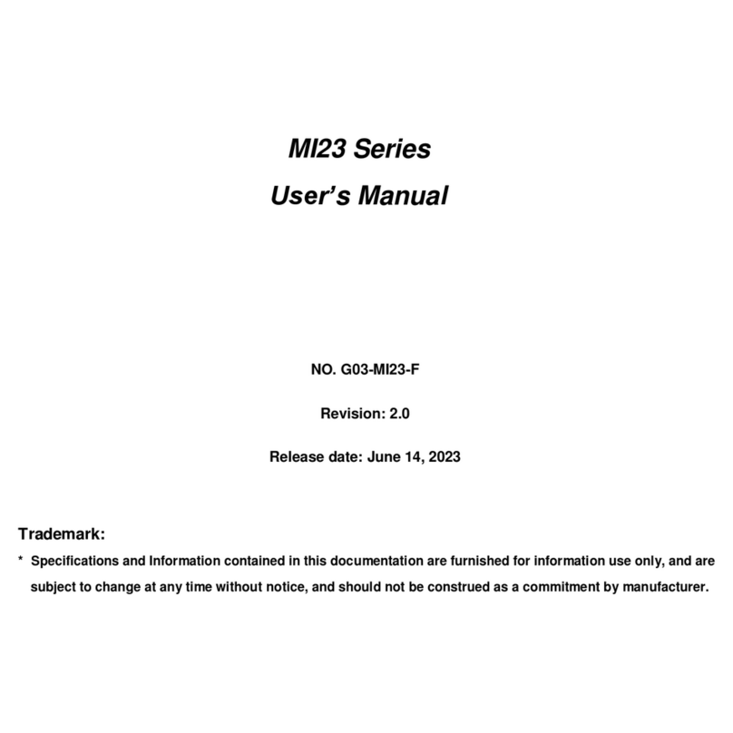 JETWAY MI23 Series user manual