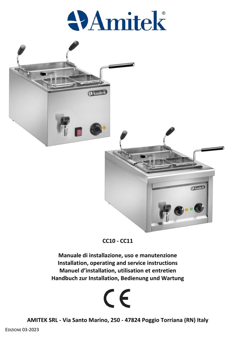 Amitek CC10 Installation, operating and service instructions