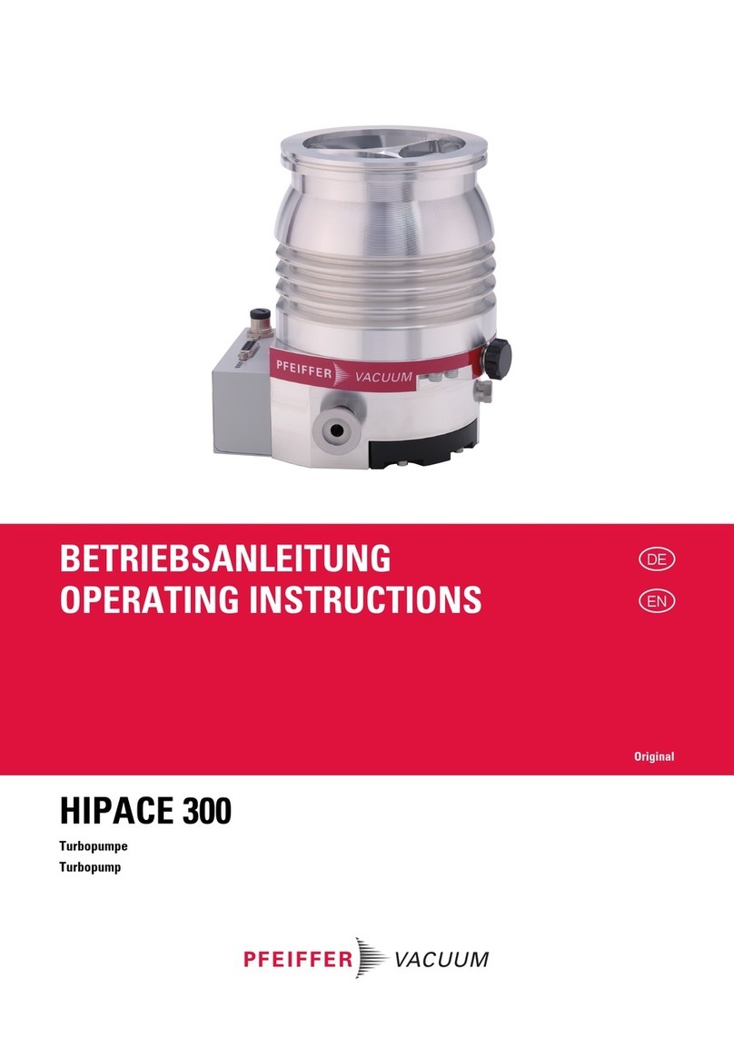 Pfeiffer Vacuum HiPace 300 operating instructions