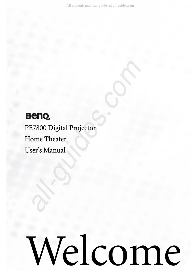 BenQ PE7800 User manual