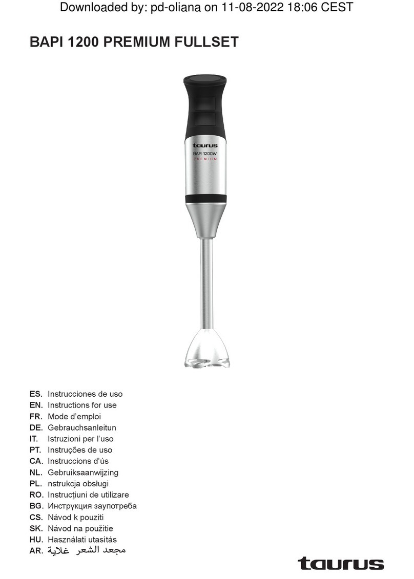 Taurus BAPI 1200 PREMIUM User manual