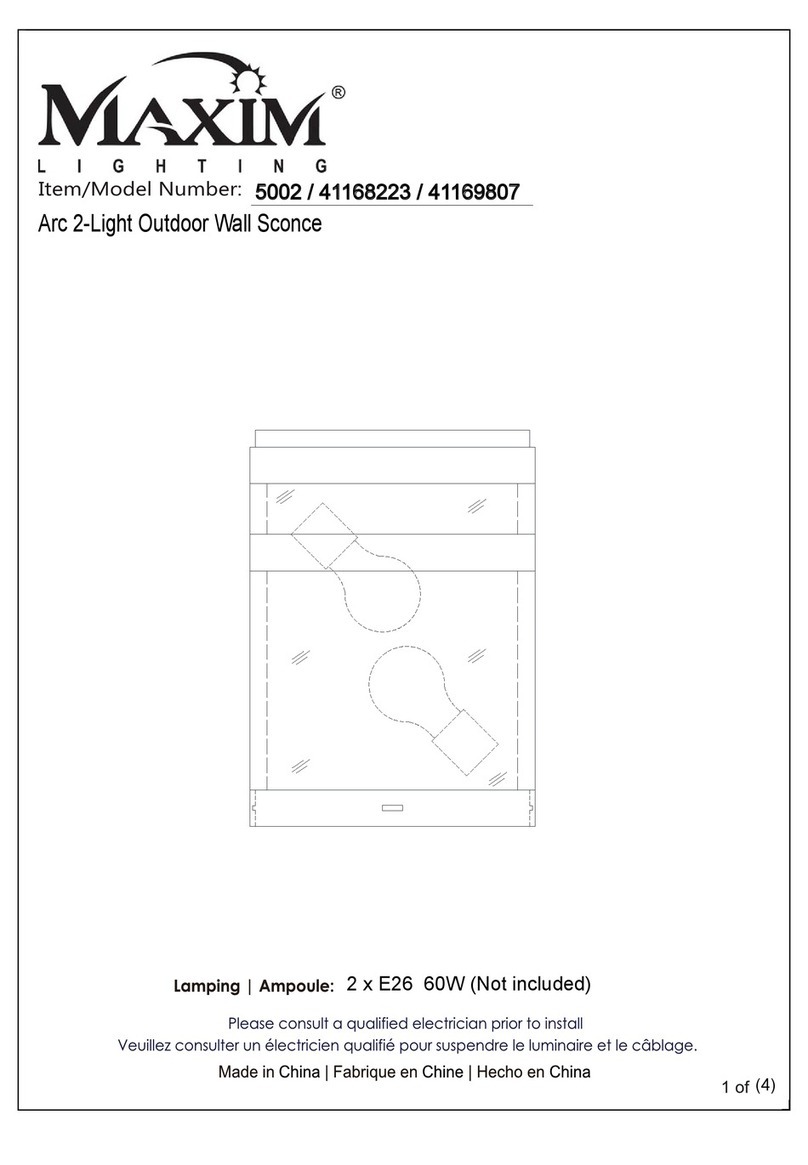 Maxim Lighting 5002 User manual