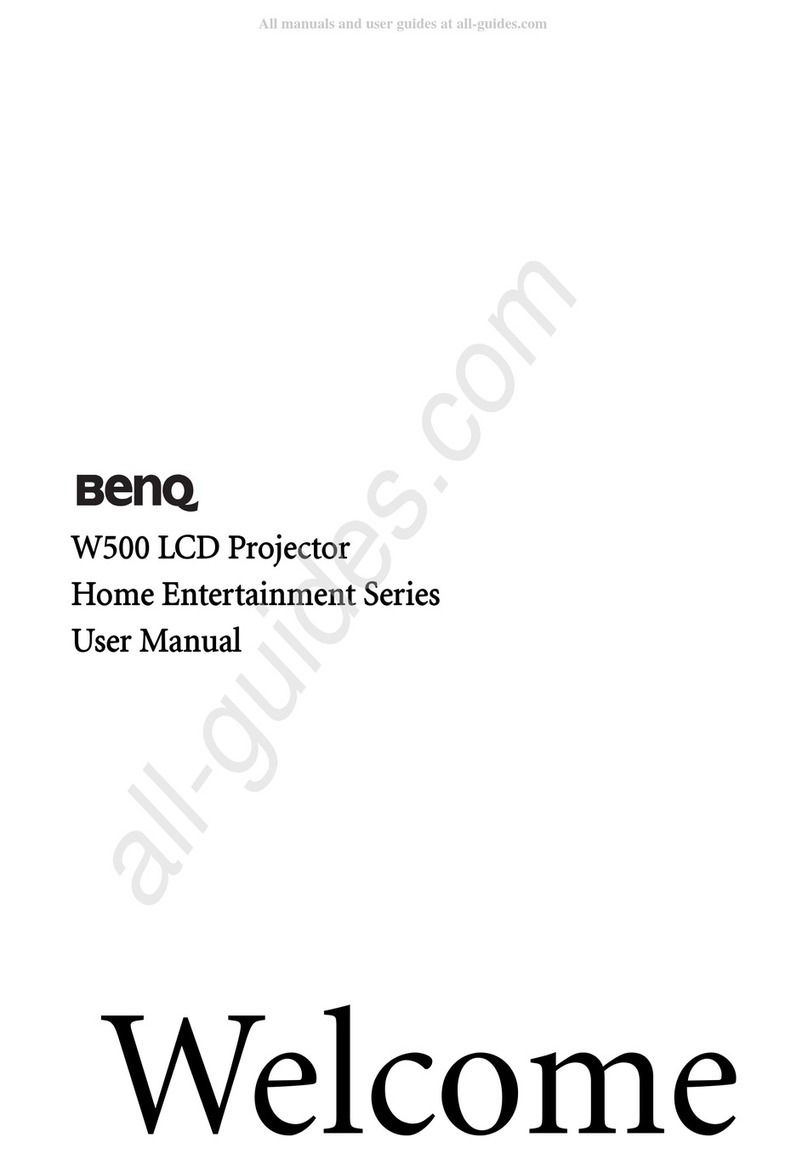 BenQ Home Entertainment Series user manual