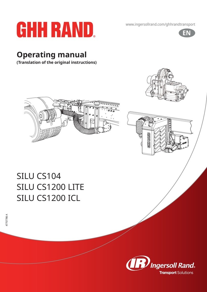 Ingersoll-Rand GHH RAND SILU CS104 User manual
