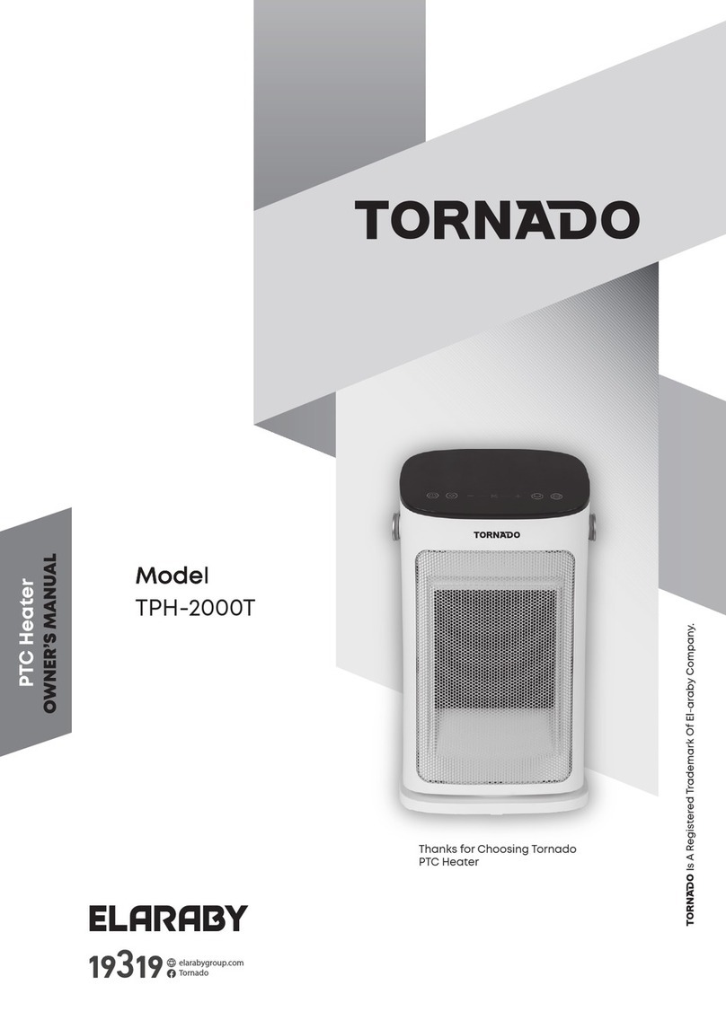 ELARABY TORNADO TPH-2000T owner's manual