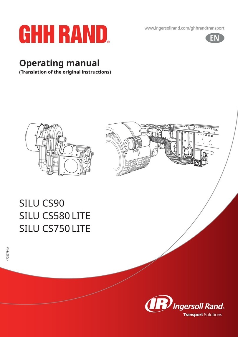Ingersoll-Rand GHH RAND SILU CS90 operating manual