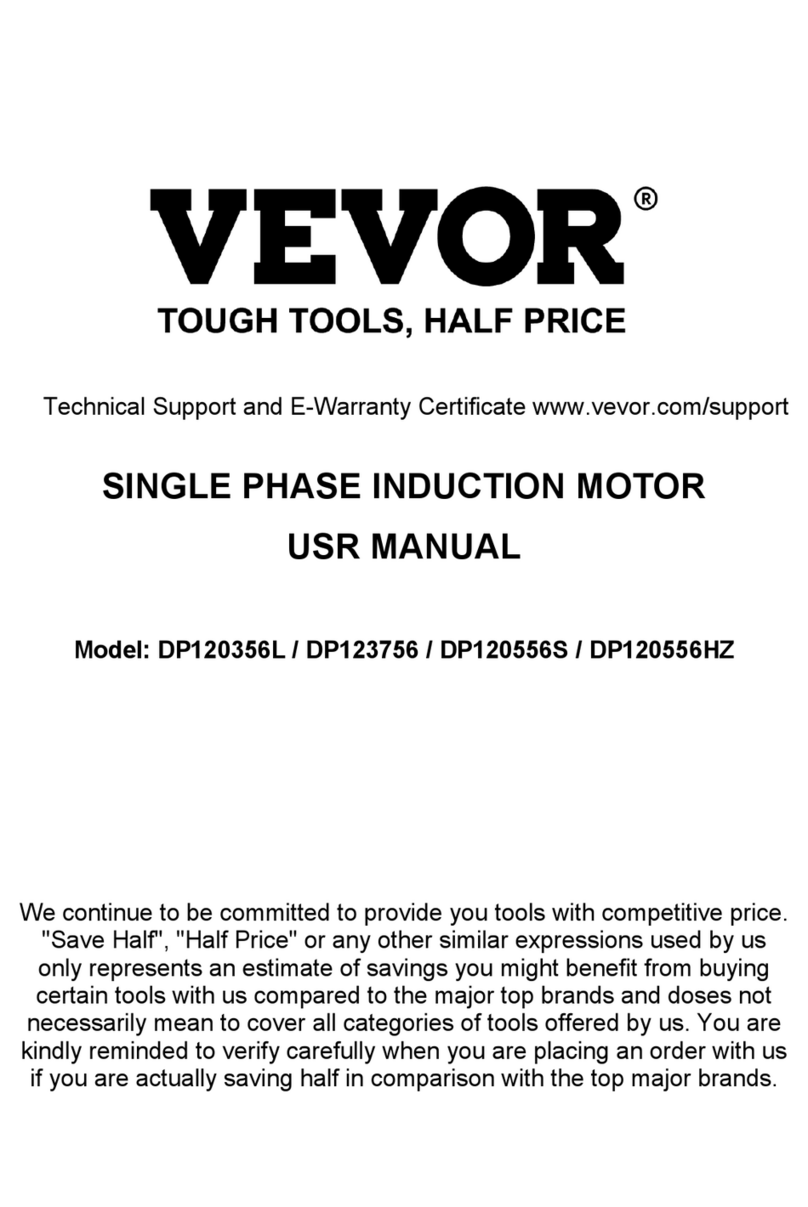 VEVOR DP120356L user manual