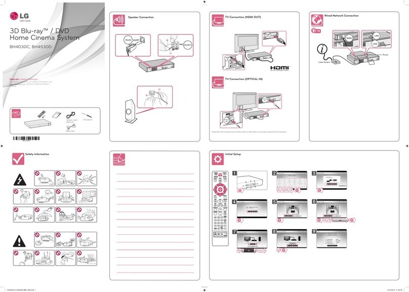 LG BH4030C User manual