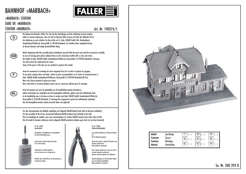 Faller MARBACH manual