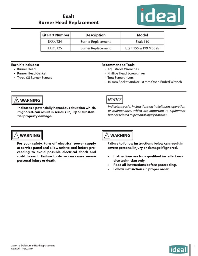 IDEAL EXRKIT24 Use and care manual