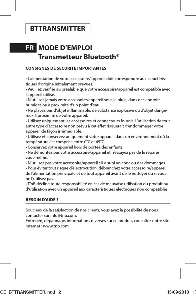 T'nB BTTRANSMITTER User manual