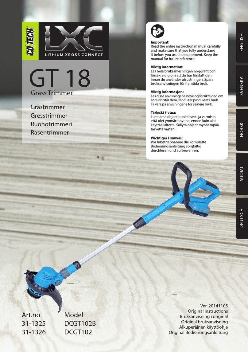 CO/Tech LXC GT 18 User manual