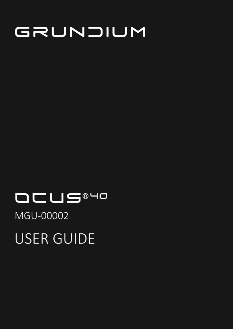 GRUNDIUM OCUS 40 user guide