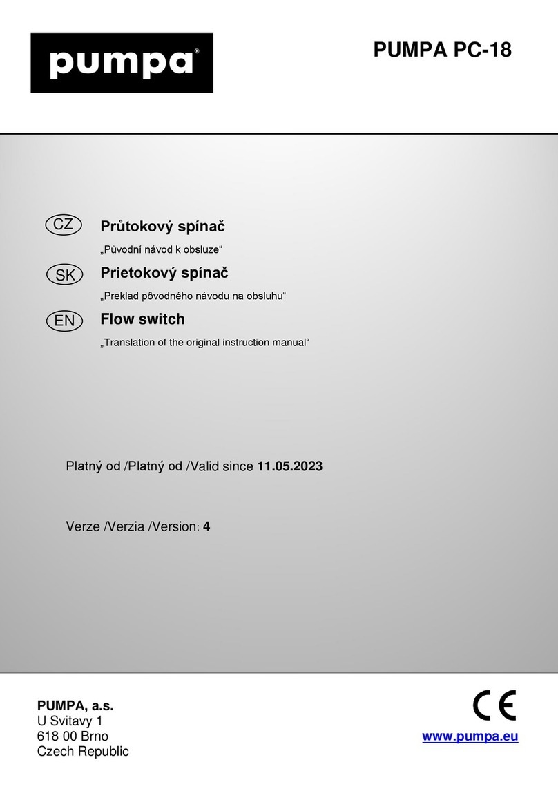 pumpa PC-18 Translation of the original instruction manual