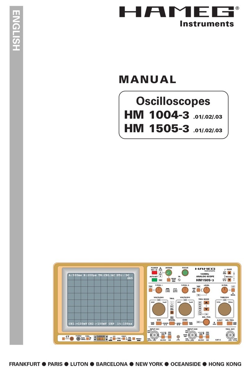 Hameg HM 1004-3.01 manual