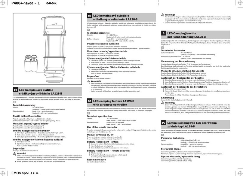 Emos LA128-B User manual