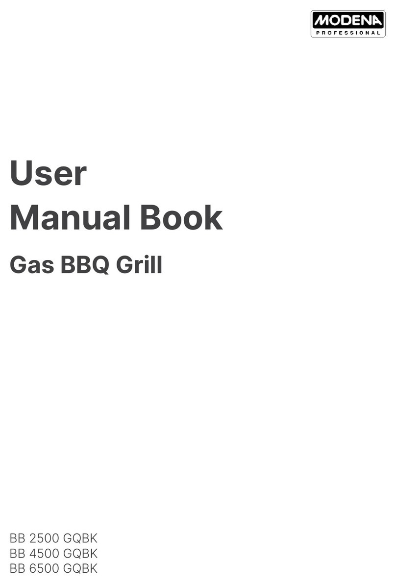 Modena PROFESSIONAL BB 2500 GQBK User manual book
