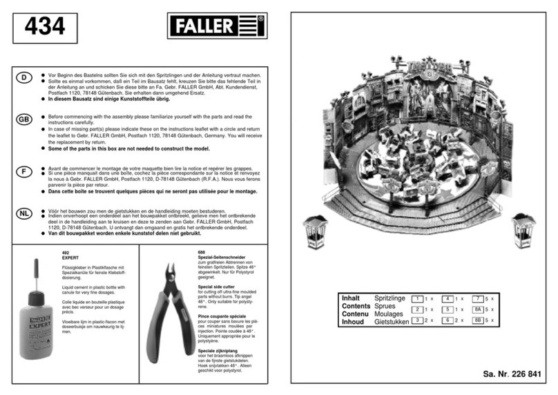 Faller 434 manual