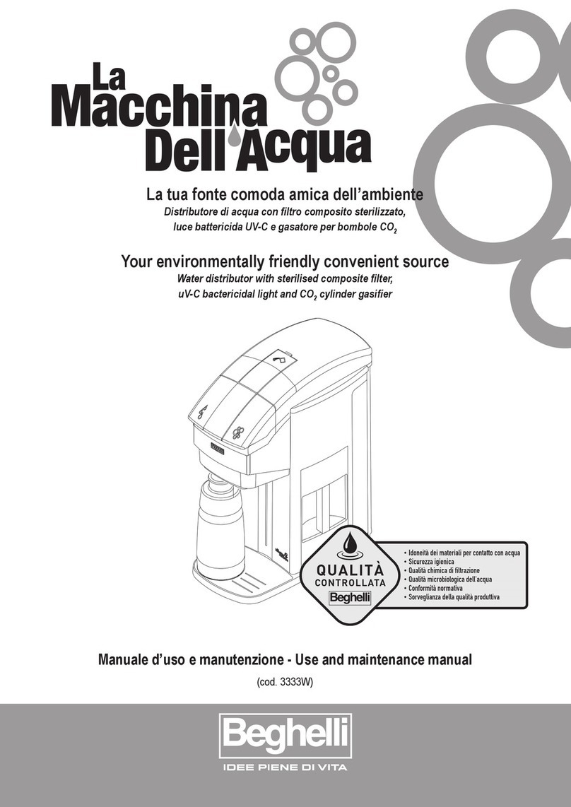 Beghelli LA MACCHINA DELL'ACQUA Use and maintenance manual