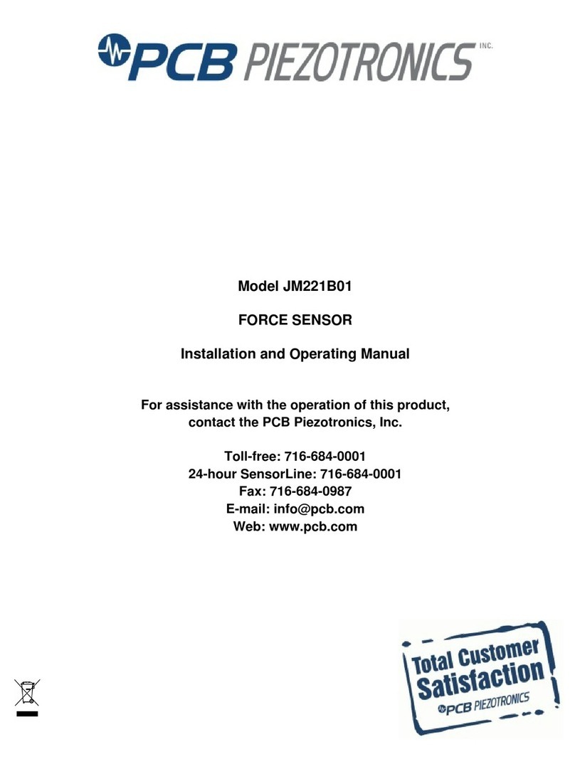 PCB Piezotronics JM221B01 User manual