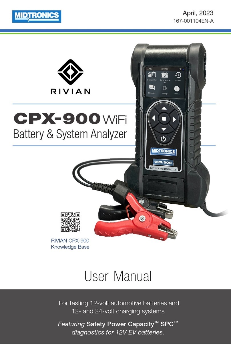 Midtronics RIVIAN CPX-900 User manual Midtronics RIVIAN CPX-900 User manual