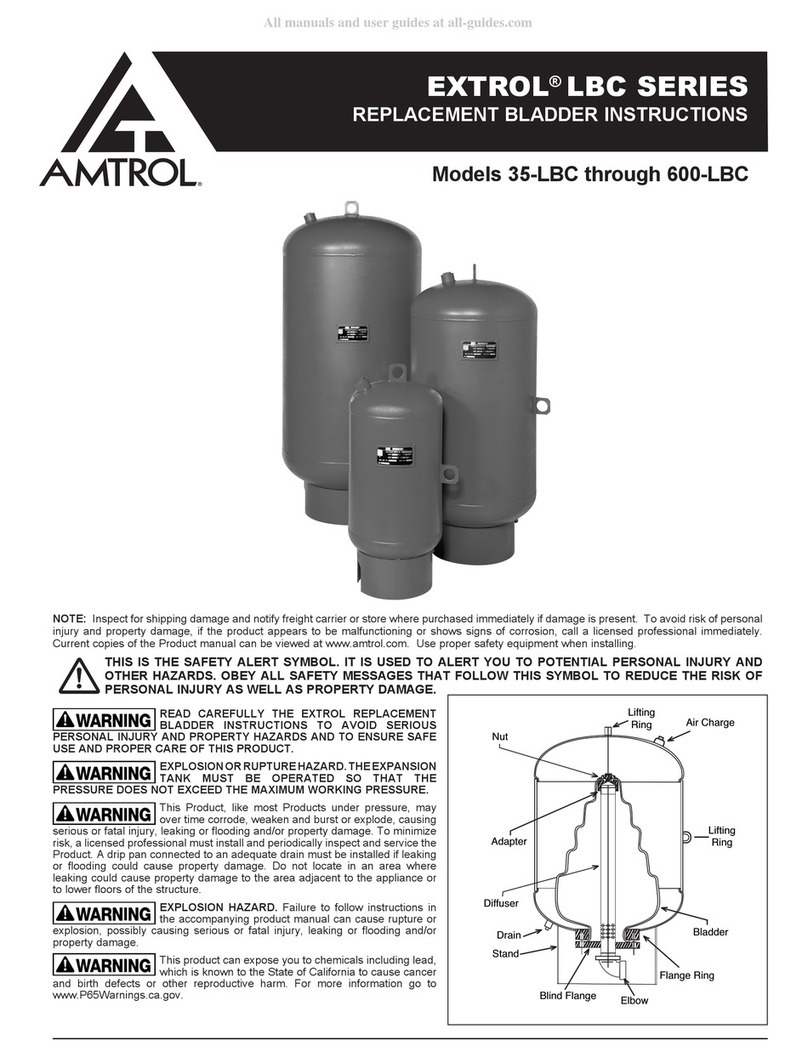 Worthington Amtrol EXTROL LBC Series instructions
